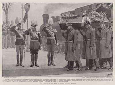El difunto Príncipe Alfredo de Sajonia-Coburgo y Gotha de Henry Marriott Paget